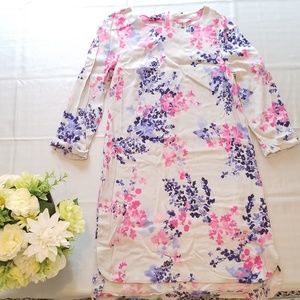 Joules Grey Floral 💐 Shift Dress